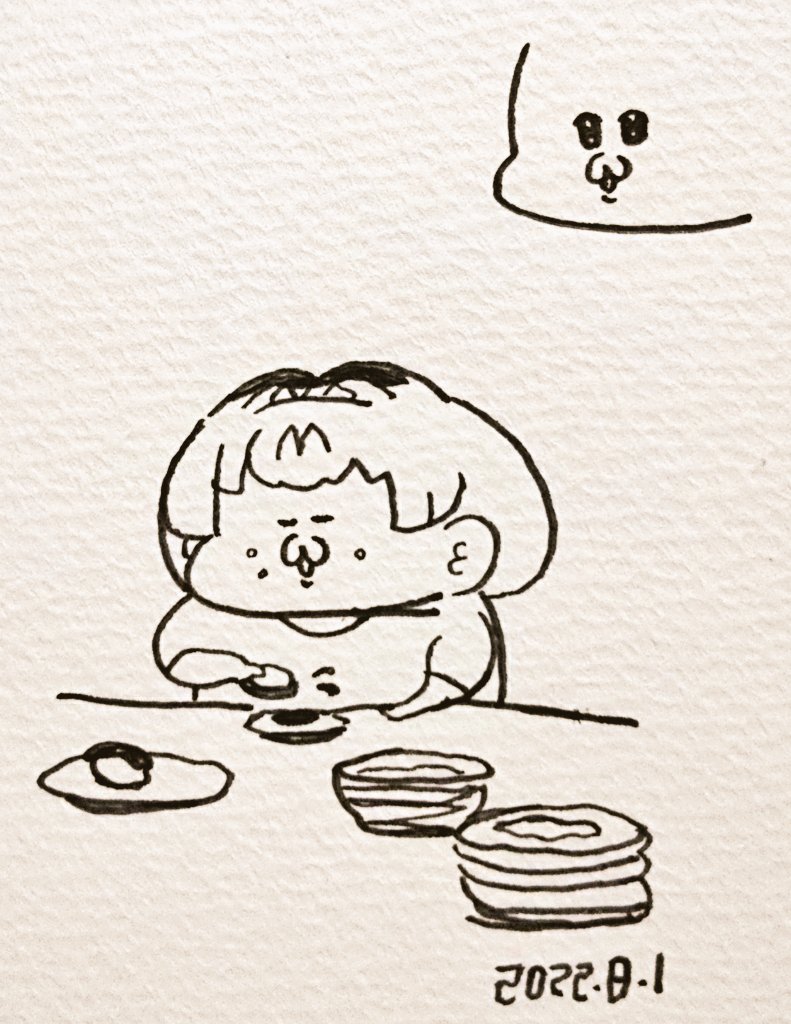 すしを食べるみんみの画像に写り込んだみんみっぽいなにか 