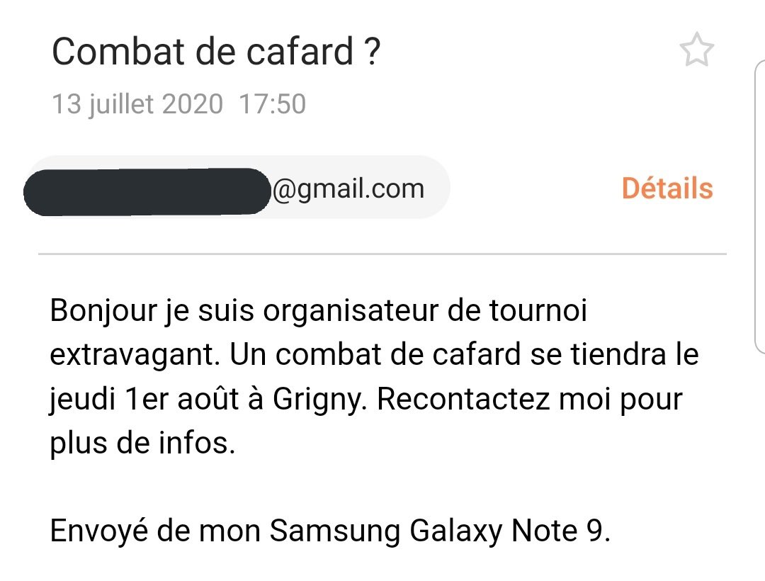 Arkunir's tweet photo. Il y a 2 ans jours pour jours se tenait le premier combat de cafards à Grigny… #souvenir https://t.co/Lq4b7vcusL