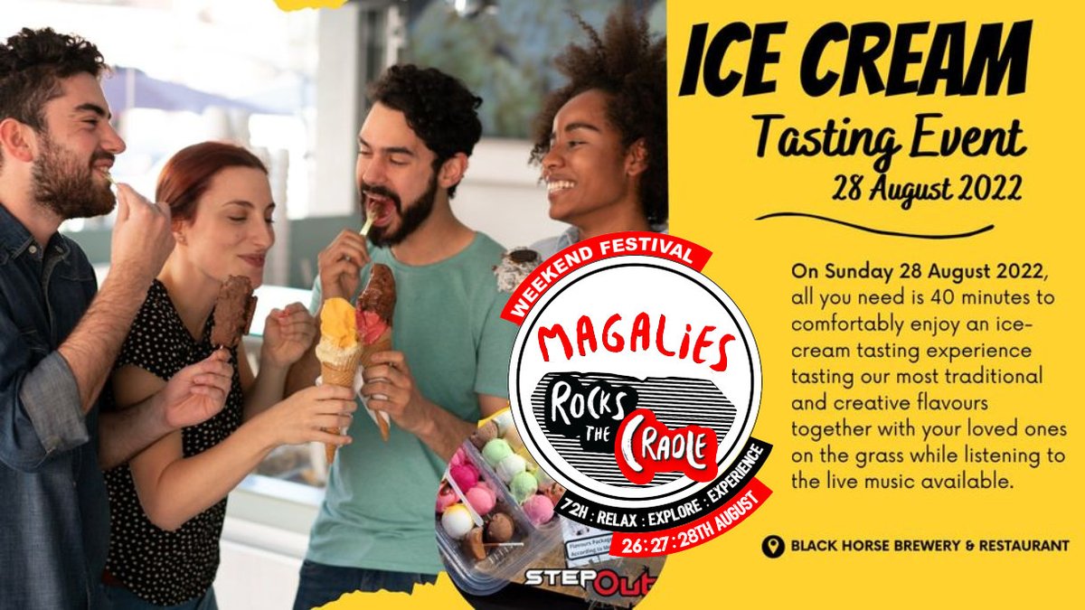 MagaliesRocks's tweet photo. All you need is 40 minutes to comfortably enjoy an ice-cream tasting experience sampling our most traditional and creative flavours together with your loved ones on the grass while listening to the live music available.
Our

https://t.co/c8insTpZcT https://t.co/Do0aSiqAif