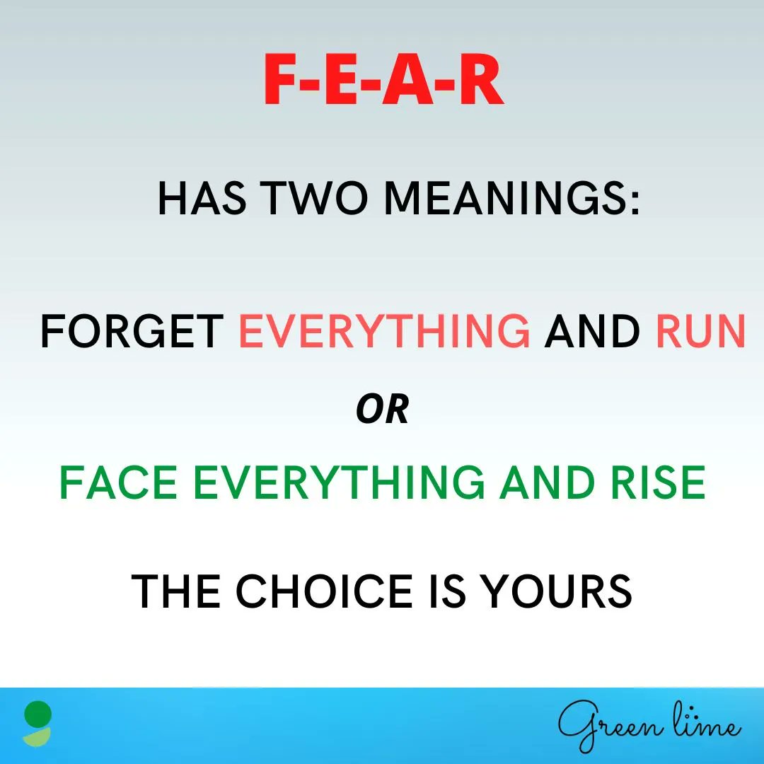 greenlime_offcl's tweet photo. For entrepreneur Community ,FEAR has only single meaning.
👉Face Everything And Rise 
#greenlime #makeitdigital #chennai #tamilnadu #motivationmonday #motivatinalquotes #motivation #quotesforyou #inspirationquotes #inspiration #Entrepreneur #businessowner #smallbusinessownership https://t.co/VDNvZNXLFN