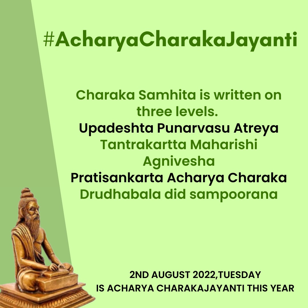 BhavanaHosamani's tweet photo. #AcharyaCharakaJayanti https://t.co/yvXcvLcncm