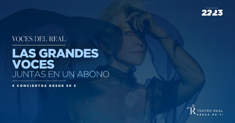 Teatro_Real's tweet photo. Cecilia Bartoli, Gregory Kunde + Carlos Álvarez, Matthias Goerne, Joyce DiDonato y Javier Camarena: las grandes voces de la ópera, juntas en un abono ✔
#VocesDelReal #AbonosTR #TeatroReal #Madrid #Ópera