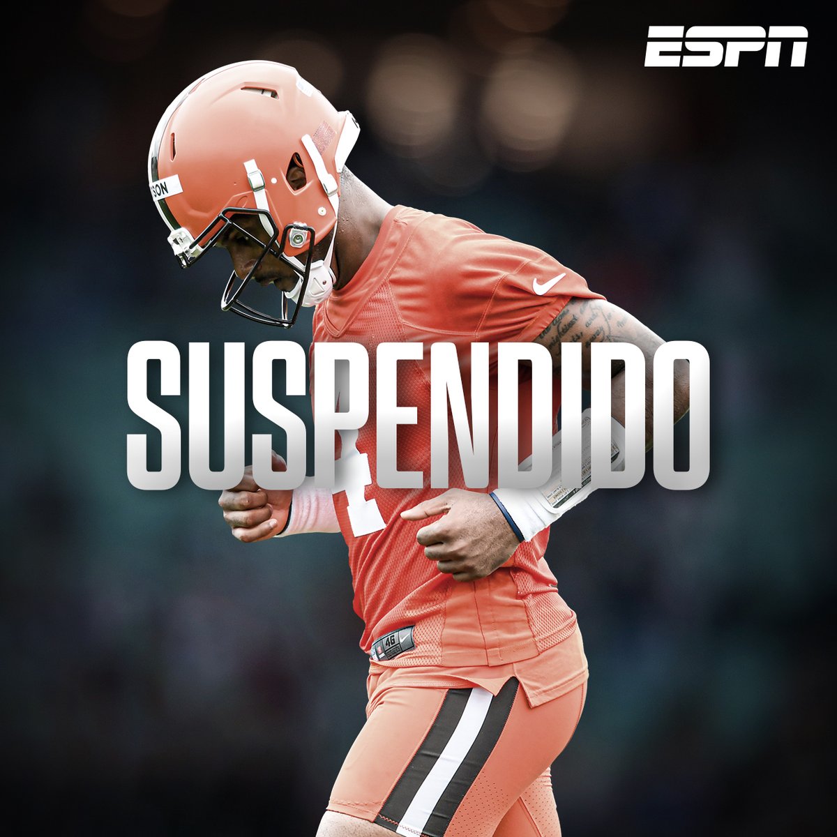 NFLLive_esp's tweet photo. 🔴 ¡ÚLTIMA HORA! 🔴

¡SUSPENDIDO! 

Deshaun Watson cumplirá una sanción de seis juegos de suspensión por violar la política de conducta personal de la NFL luego de acusaciones de conducta sexual inapropiada. 

(Vía @AdamSchefter)

👇 Más detalles 👇
https://t.co/tyzwpKYPlH https://t.co/34sMLqsp2k