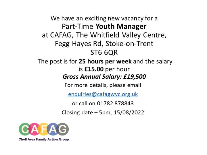 Do you have experience in Youth Work and feel you have the skills and experience to manage our Youth Service Programme funded by Henry Smith, alongside our Youth Supervisor?