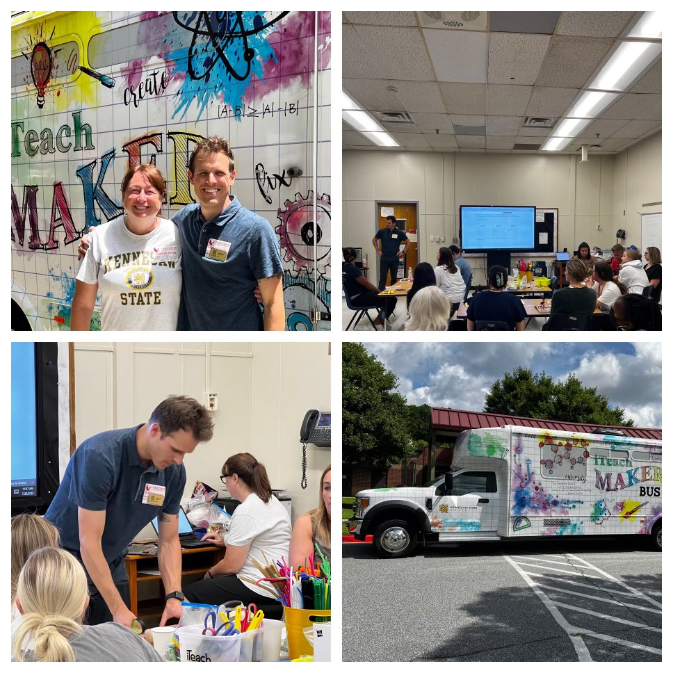 FairOaksEagles's tweet photo. Thank you @bagwellcollege and @iteachmakerbus for visiting #FairOaksEagles to support teacher #PD &amp; #STEM for our students. 🦅 https://t.co/OjwSRzTW2i