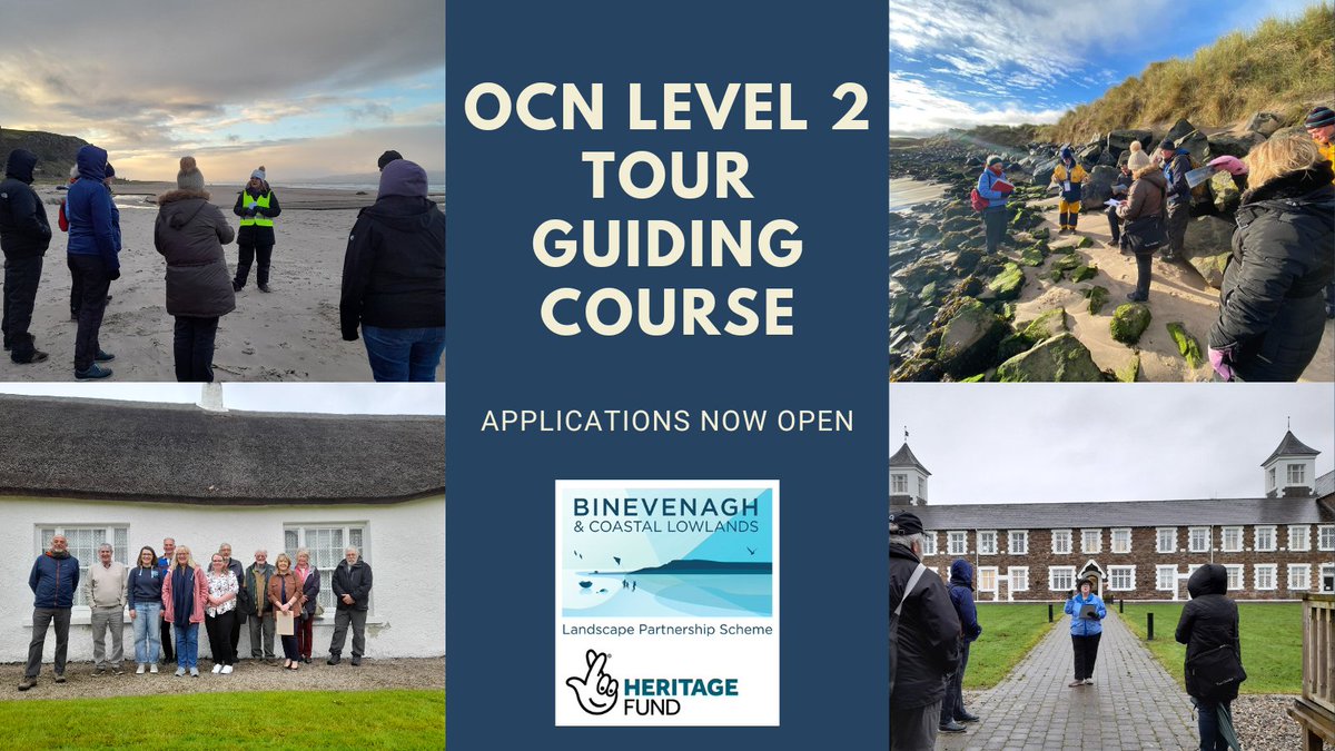 BinevenaghLPS's tweet photo. Applications now open for our OCN Level 2 course in tour guiding commencing on 13th Sept 2022. Fill out an application form here 👉 https://t.co/7nggiESq22 or email grace@ccght.org with any questions. https://t.co/2i7N5p0NdO