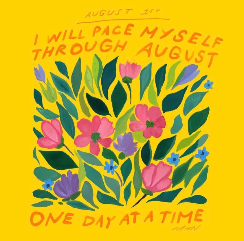 AFSPNebraska's tweet photo. A morning affirmation for the first day of August 💛
@Garden24co
#MoreforMentalHealth #MentalHealthMatters #TogethertoFightSuicide #NENeedsYou #AFSP #AFSPNebraska https://t.co/GyT3LJ34hr