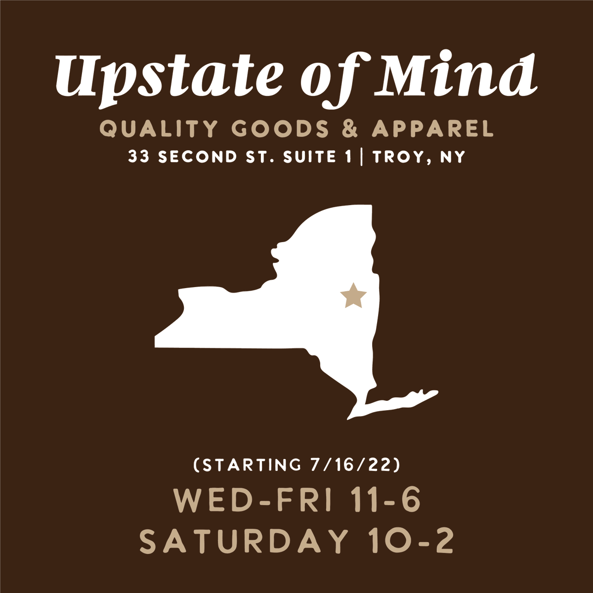 Compas Life - Upstate of Mind tweet media