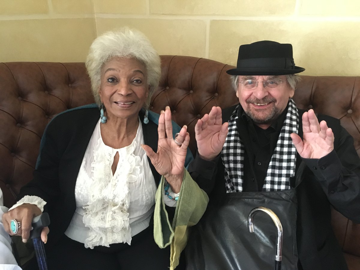 With Nichelle in Dublin, 2016.
Rest in Peace dear lady