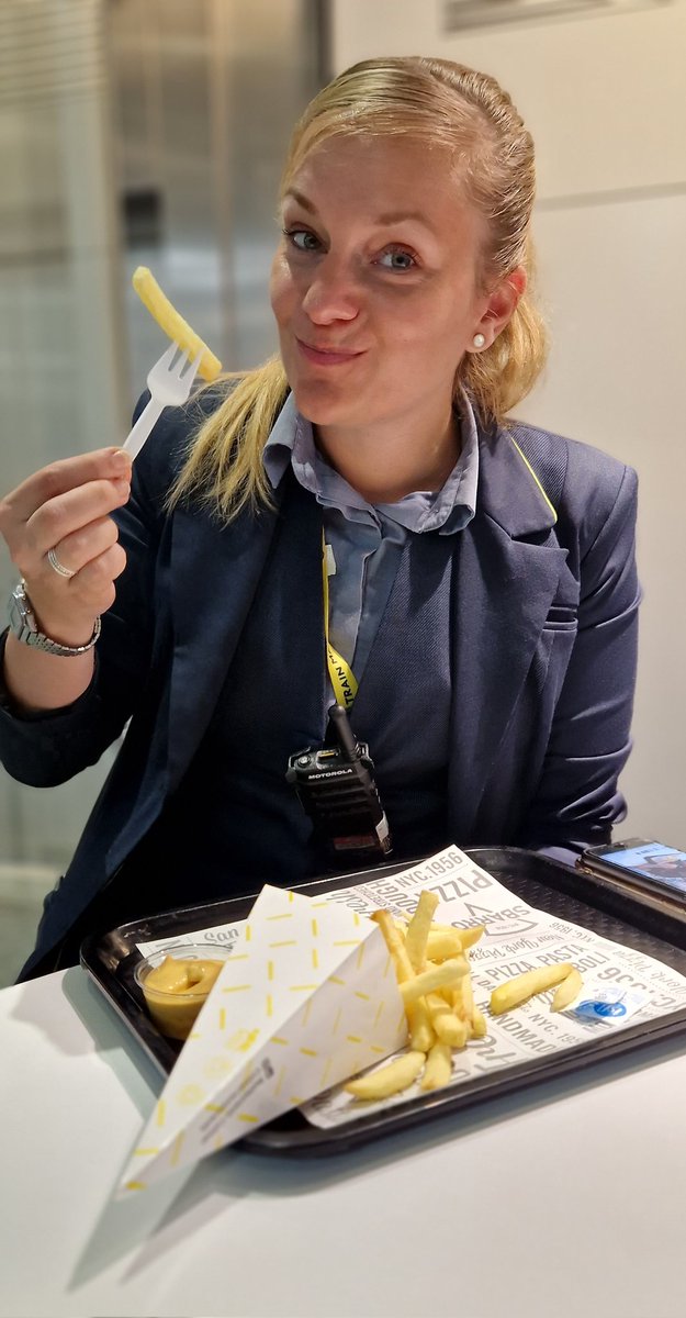 3 minutes early into Brussels and yes, we did get chips!