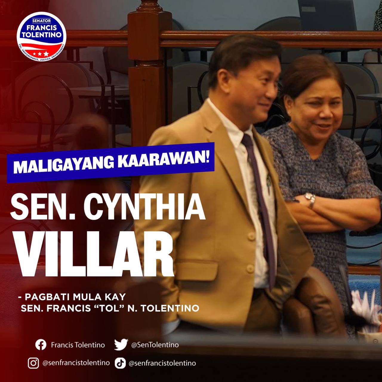 Happy birthday, Senator ! 
