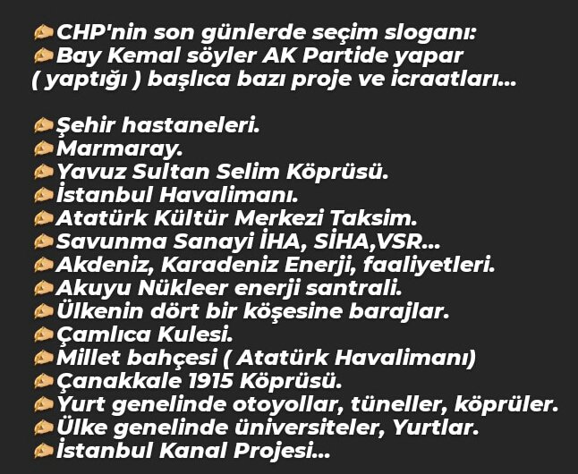 FIKRA BU YA.😁
Sabah FOX TV konuğu CHP'li Engin Altay, 
Ülkedeki bütün icraatları başkanımız Kılıçdaroğlu söylüyor AK Parti yapıyor halkımız da bu gerçekleri görüyor... 

Köy yaşam Gençler kaçıyor 
Güneş Soylu 
Yunan Uçak Kürt
#SeçimSeninTürkiye #NATO
#AtatuerkMuesluemanDeğil