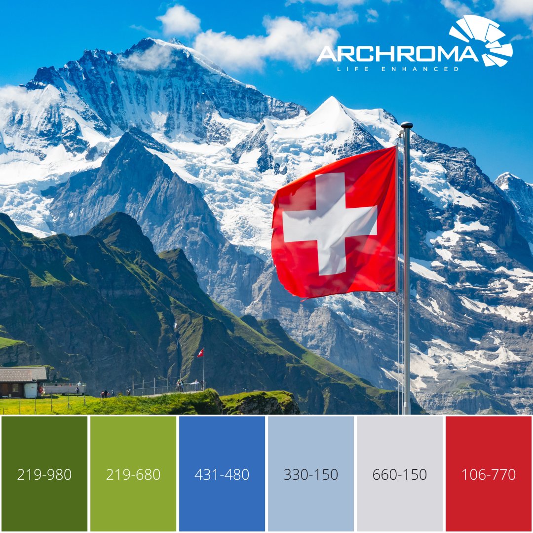 archromagroup's tweet photo. Happy #SwissNationalDay to all our colleagues in #Switzerland! ๐จ๐ญ
On this day, we want to share the amazing #ColorsOfTheWorld thanks to our #ColorAtlas.
๐Find out more: https://t.co/Hj0yxLu200 https://t.co/6Eb3XTpCK9