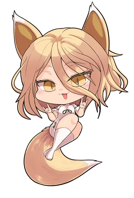 ふとケモ耳が描きたくなったので東方虹龍洞より菅牧典ちゃんです 