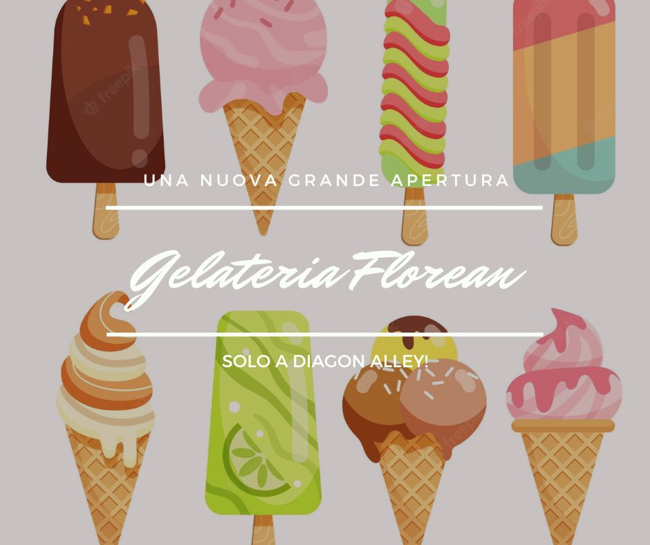 wizardingwgdr's tweet photo. 𝙽𝚄𝙾𝚅𝙰 𝚂𝙴𝚉𝙸𝙾𝙽𝙴 
🍧𝐆𝐄𝐋𝐀𝐓𝐄𝐑𝐈𝐀 𝐅𝐋𝐎𝐑𝐄𝐀𝐍!🍧
https://t.co/64aJ2CIAok

Nel mese di Agosto abbiamo aperto una sezione che ci sembrava potesse dare un po' di freschezza a tutti: un buon gelato è sempre la soluzione giusta ###WWHPGDR #HarryPotter https://t.co/zS042AzD7a