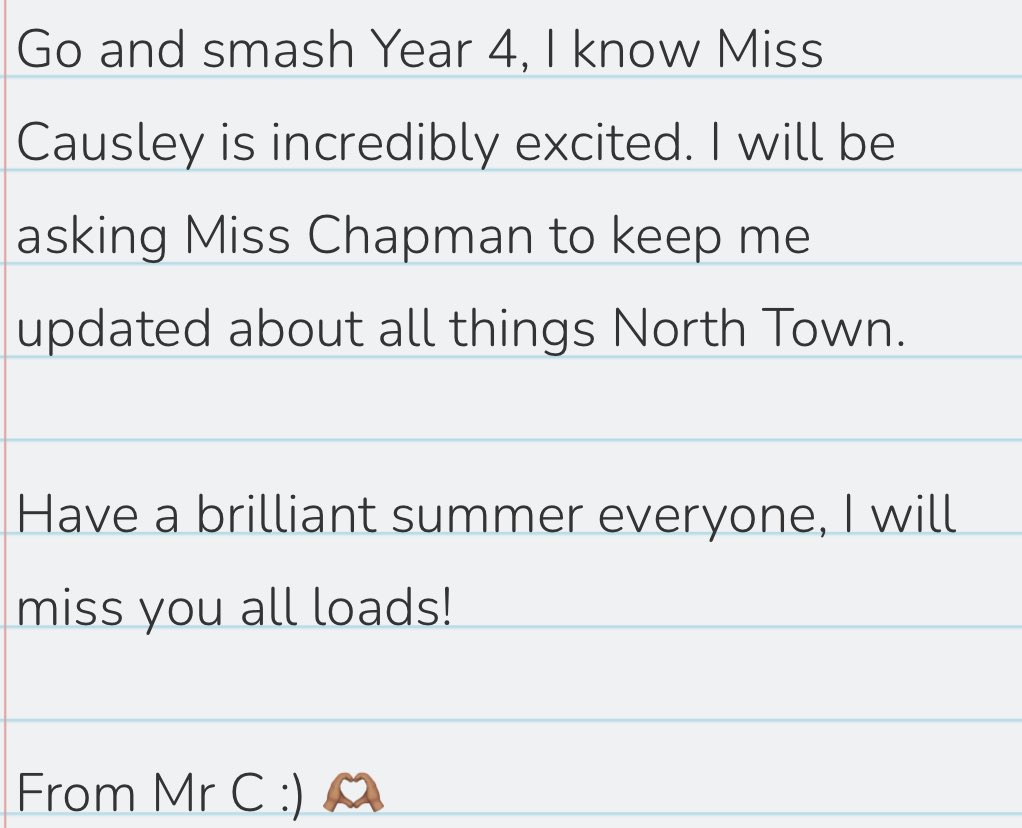 A final message 🫶🏽