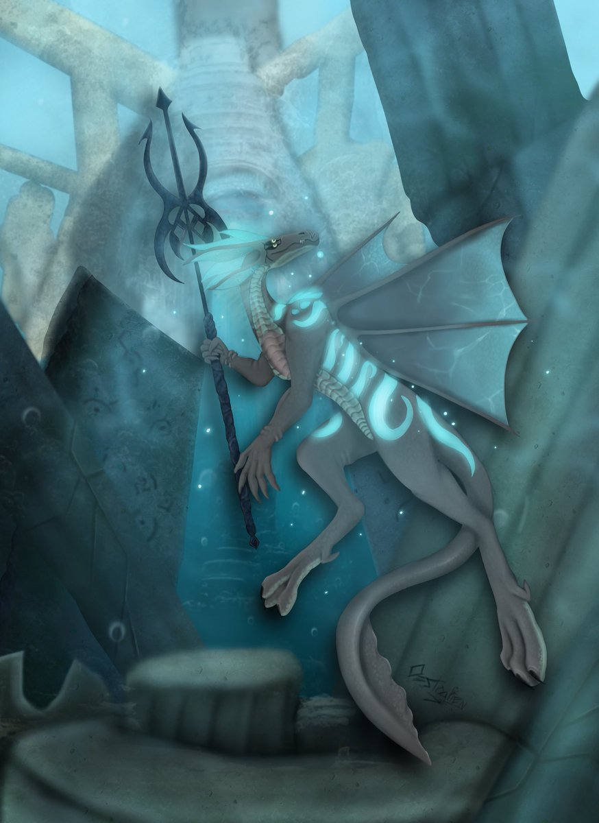OzstrAlien's tweet photo. ‘To be entrusted to guard one of the sacred temples is truely a great honour. Guards train for years to ensure that they are capable of protecting these ancient shrines. Few pass the tests but those few that do are ferocious opponents.’

Raffle prize for @CaenarLevia 
Congrats! https://t.co/9NPAmzKLaK