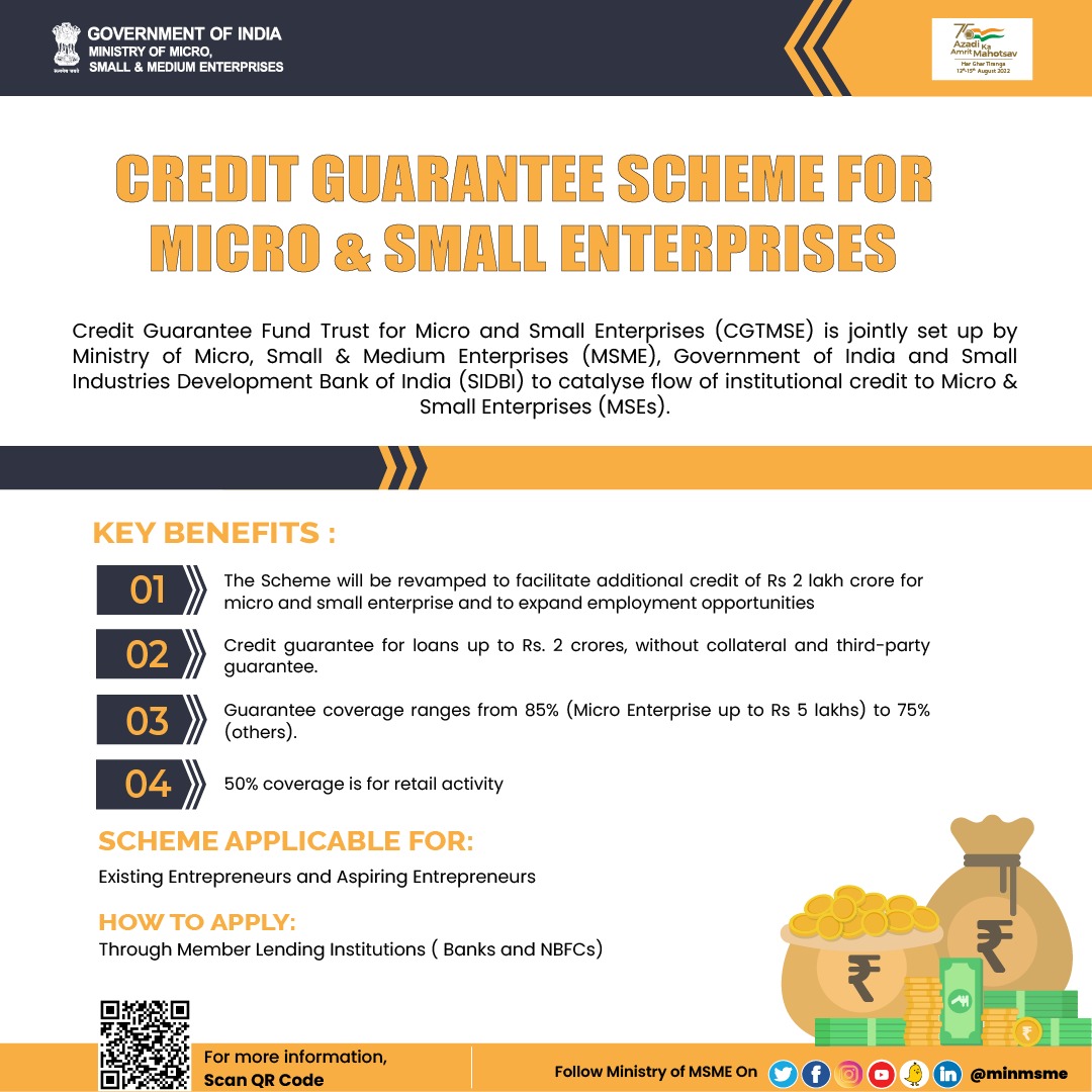 Khadi India on Twitter "RT minmsme Credit Guarantee Fund Trust for