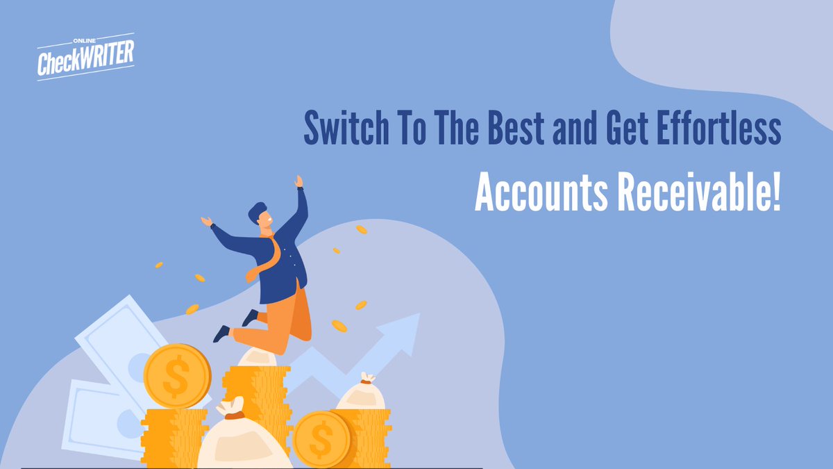 Time to switch and get your finances in order. Our all-in-one platform makes it easy to get hassle-free accounts receivable at low transaction fees! Try OnlineCheckWriter.com today! 

Learn more: onlinecheckwriter.com/accounts-recei… 

#AccountsReceivable #AccountsReceivableTurnOver