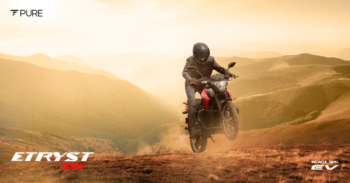 pureenergyindia's tweet photo. #TheSilentBeast eTryst 350, AIS 156 certified
Click through for more info
https://t.co/NNqzPeMXQA
#PureEV #eTryst350 #electricvehicle #EV #emobility #electricbike #GoElectric #ZeroEmission #ebike #chargingbike #batteryoperatedbike https://t.co/Yv6VailDv5