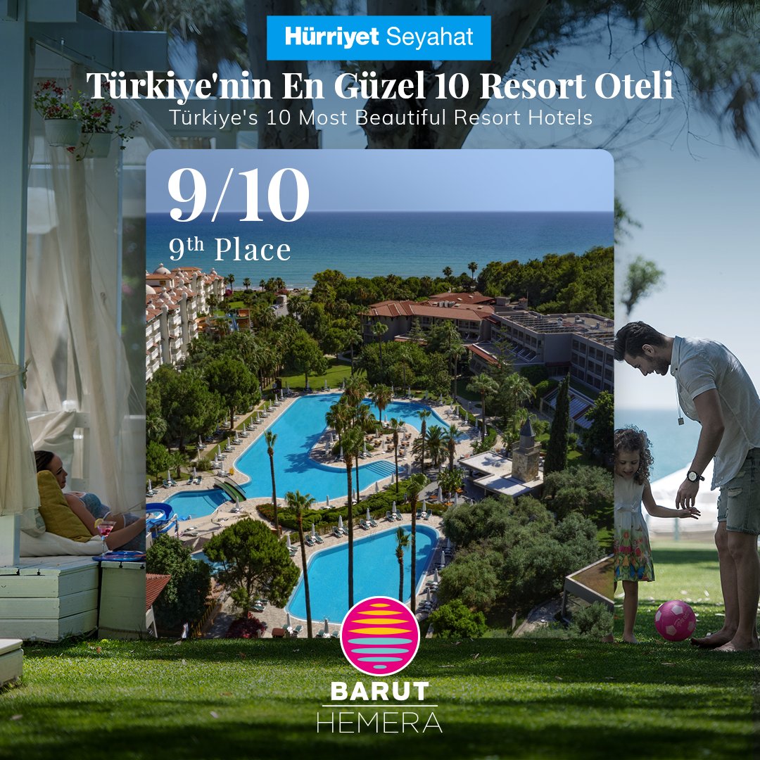 BarutHotelsTR's tweet photo. Turkey's 10 Most Beautiful Resort Hotels has been selected by Hürriyet Seyahat. Barut Hemera ranks 9th in the list, which includes hotels from different regions of Turkey.
🏨 @baruthemera
📞 (0090) 444 96 00
#BarutHotels #baruthotels50years #baruthemera #StylishAll https://t.co/qs3EiV5iwX