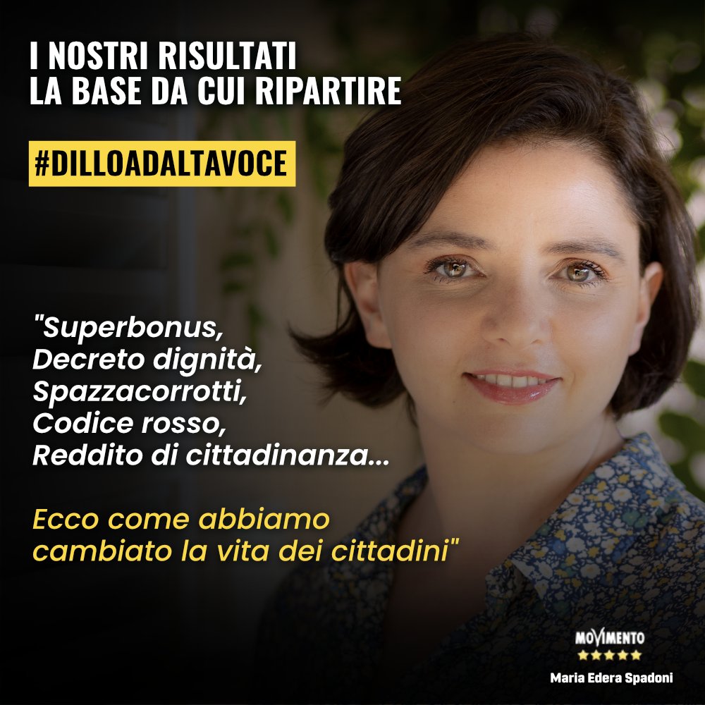 mariaederaM5S's tweet photo. Il @Mov5Stelle è l’unica forza politica che in questi anni è riuscita a realizzare il programma con il quale si era presentata. Non siamo come gli altri: siamo rimasti fedeli al patto con i cittadini. Ecco alcuni dei nostri traguardi raggiunti! #M5S 👇 https://t.co/AUO8uQB3GF https://t.co/zYU3rFnGmP