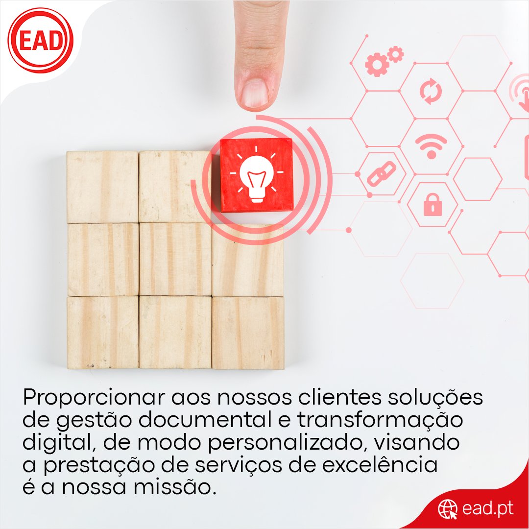 EADarquivo's tweet photo. O que nos orienta todos os dias? É esta a nossa missão.
#EAD #GestaoDocumental #GestãoDocumental #Arquivo #Digitalizacao #ONossoPapelETratarDoSeu https://t.co/nNgmZCrWYd