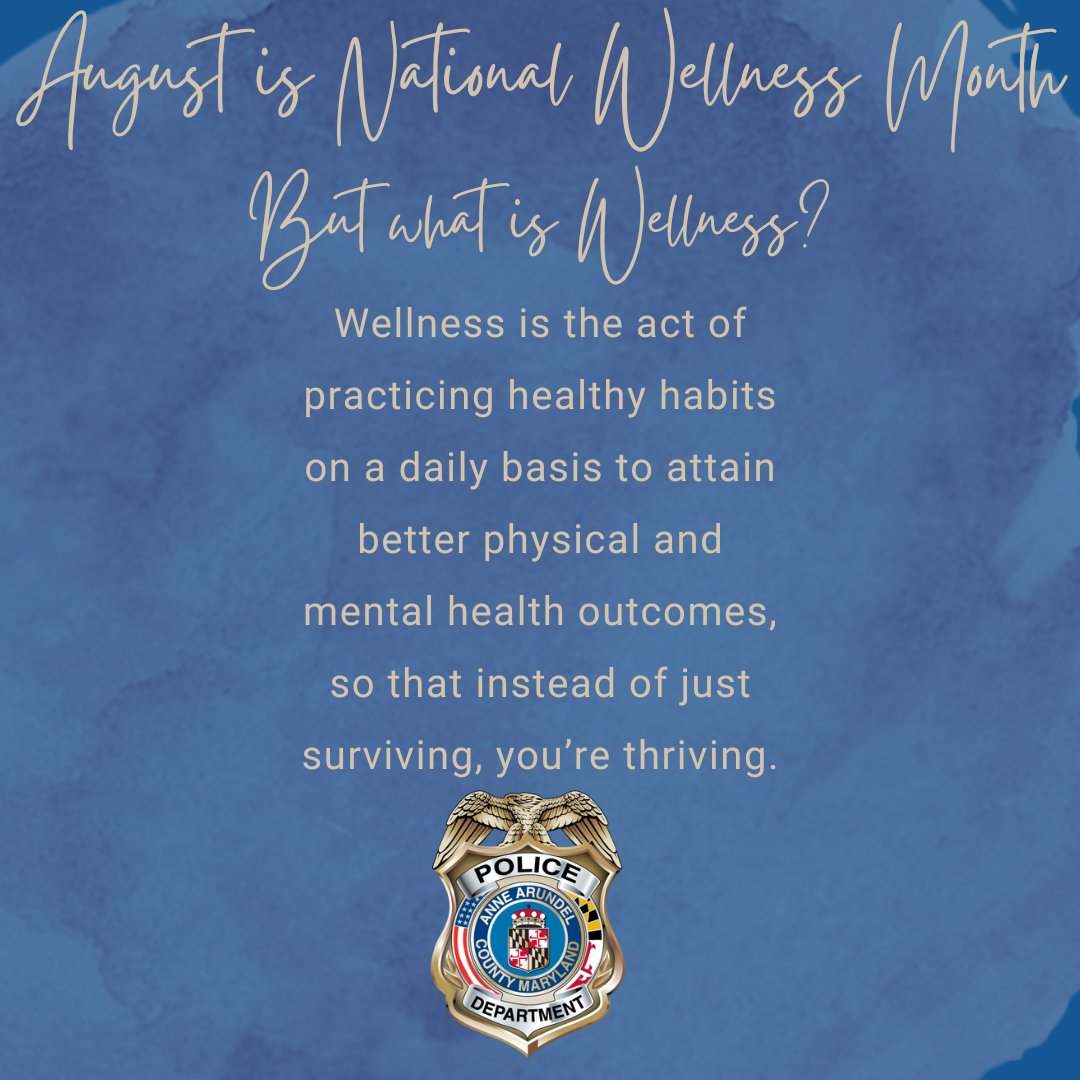 AACOPD's tweet photo. August is National Wellness Month, what is Wellness? https://t.co/nhXcPfakP4