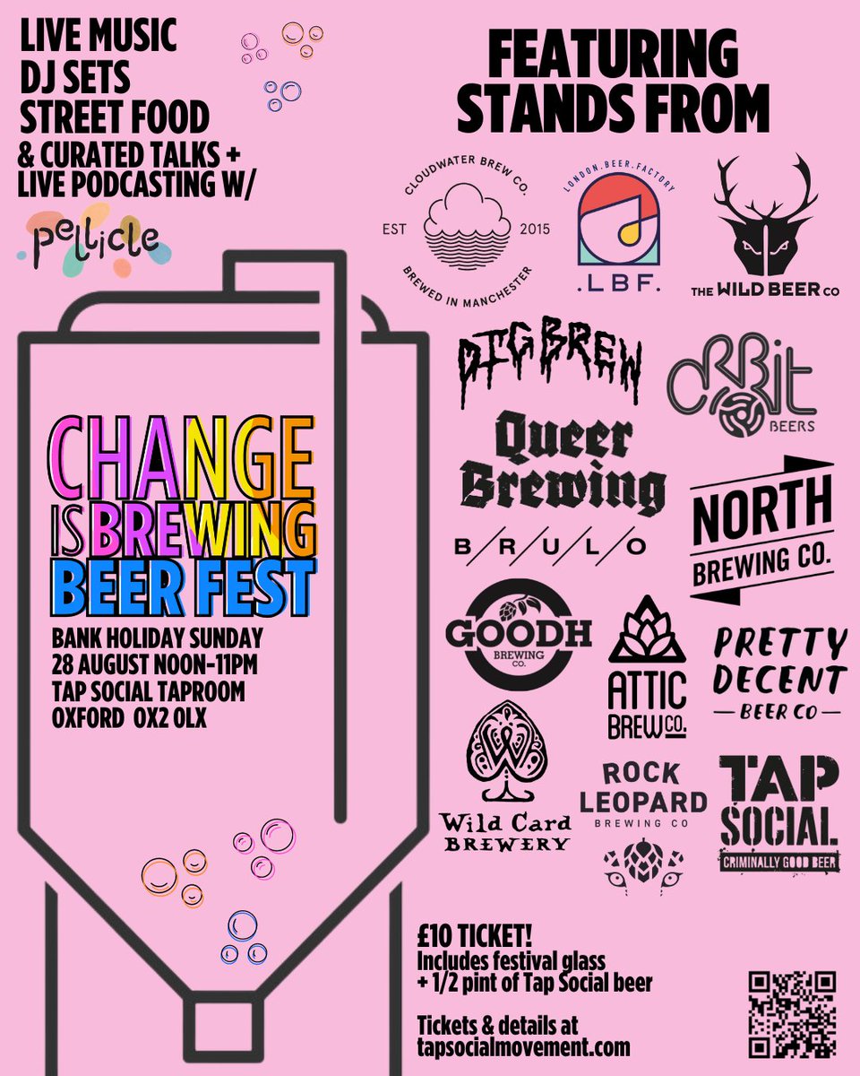 We're joining a bunch of amazing breweries at @tapsocialmovement's first Change Is Brewing fest at @tapsocialtaproom at the end of August!