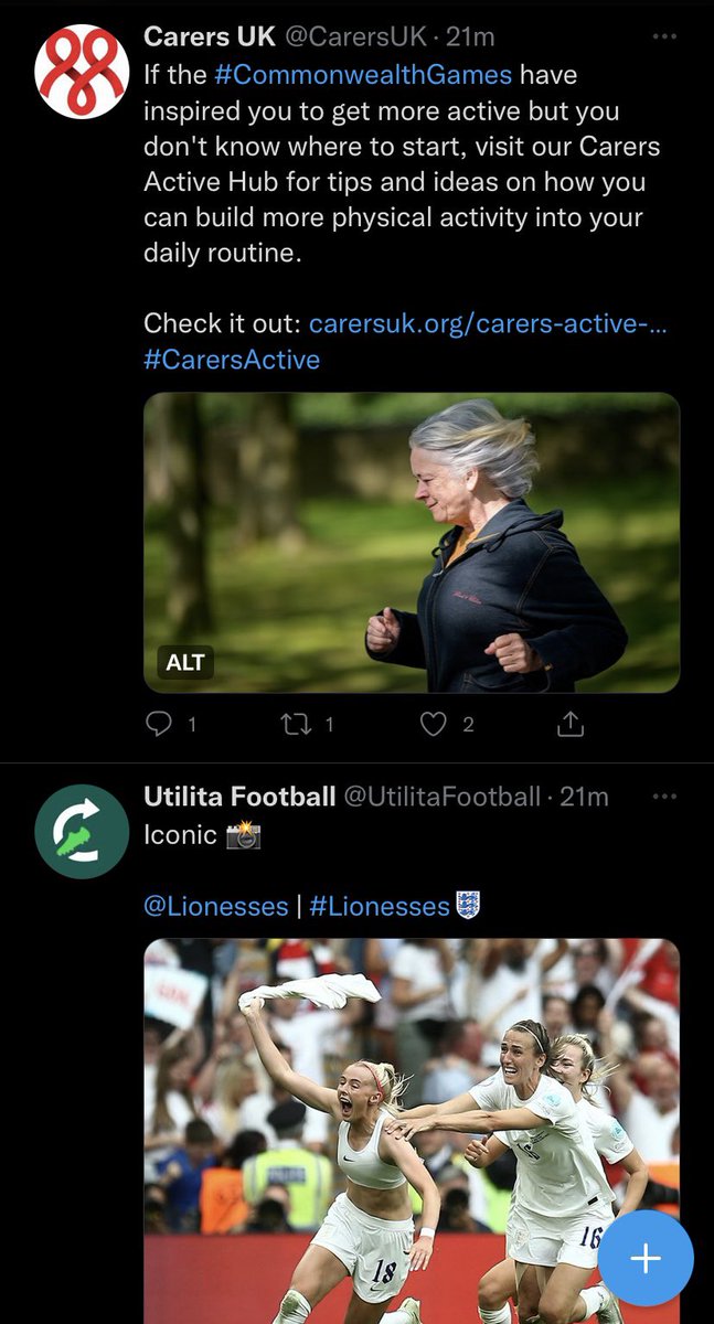 I’m liking the theme ‘running’ through my Twitter feed. 
#inspiration #activity #fitness #health 
#CarersActive #Lionesses