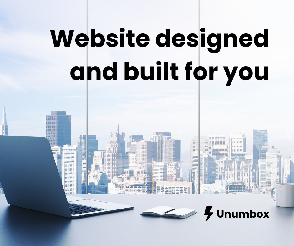 Website development on our own CMS platform. Unumbox is not a DIY website builder - we will design and build it for you! 

#starterwebsites #businesswebsite #CMS