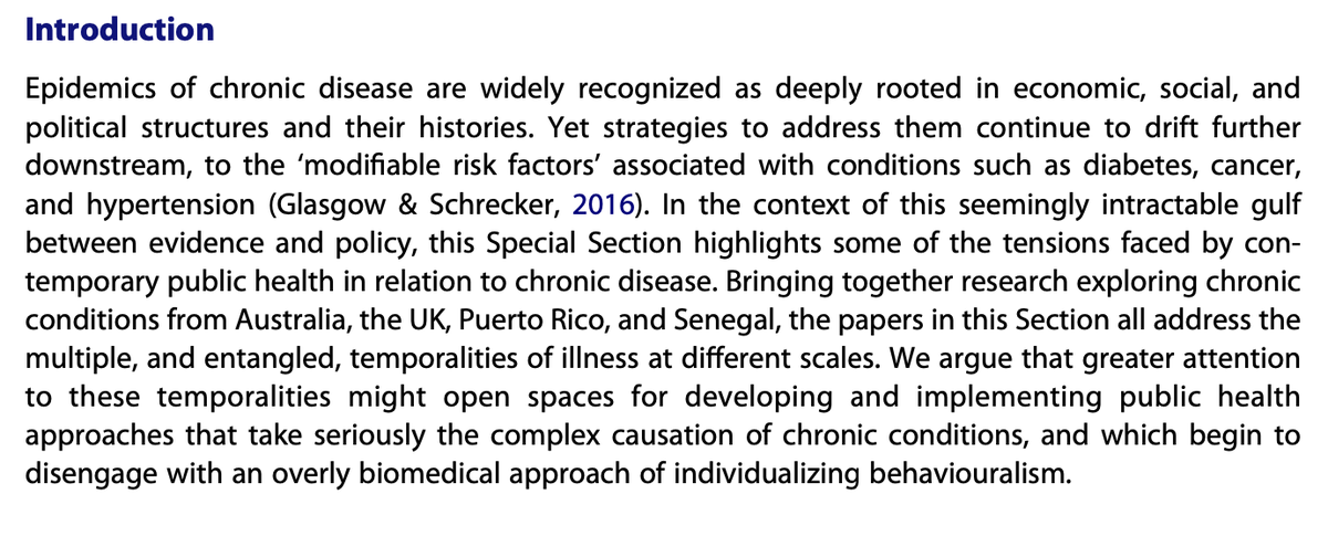 JCPH (@cphjournal) on Twitter photo Rethinking chronicity: public health and the problem of temporality by <a href="/judegreen/">Judith Green</a> and <a href="/r_j_lynch/">Rebecca Lynch</a> doi.org/10.1080/095815… Rethinking chronicity: public health and the problem of temporality by <a href="/judegreen/">Judith Green</a> and <a href="/r_j_lynch/">Rebecca Lynch</a> doi.org/10.1080/095815…