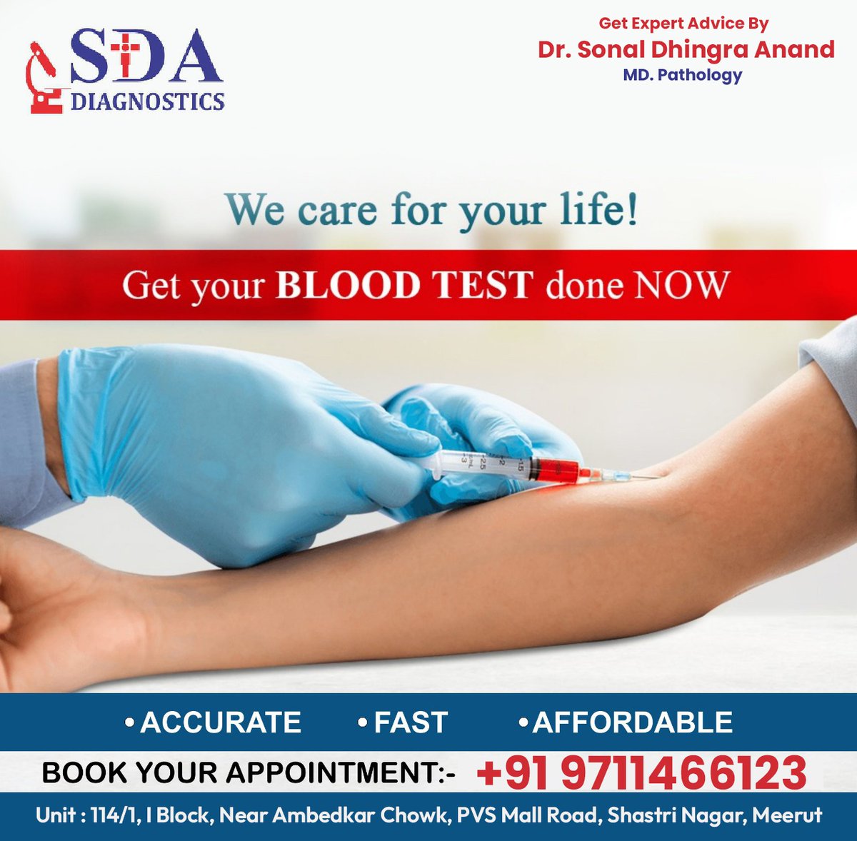 sda_diagnostic's tweet photo. We take pride in delivering fastest and accurate reports to our #Pateints.
Our Excellent #healthcare team will make sure that your #medical needs are always met.
https://t.co/jxXYNYDidP
#SDA #Diagnostics #Labs #DrSonalDhingraAnand #bestdiagnosticlabinmeerut #bestpathology https://t.co/qbX6ZLjQ7o