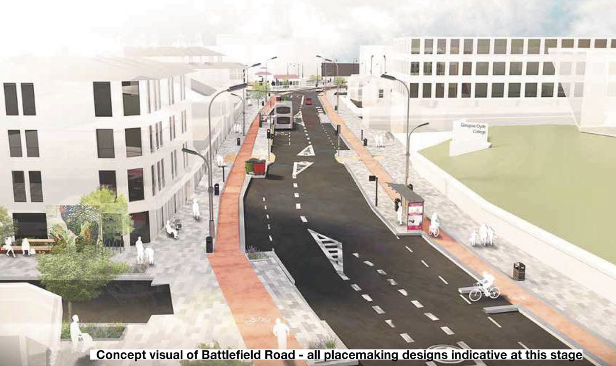 A redesign of Battlefield Rd will make it safer for pedestrians & cyclists, create more civic space & support public transport improvements. The design is part of the overall Connecting Battlefield plans. Read the plans and have your say by Aug 14 👉 ow.ly/Abx350K8k2H