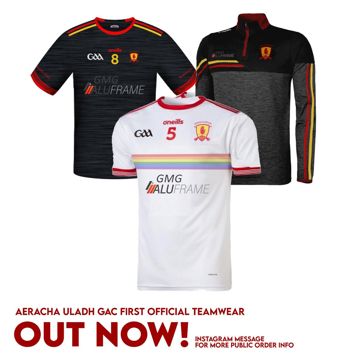 AerachaUladh's tweet photo. NOW ON SALE! ๐๐- You can now place an order for your very own AU first ever team-wear. Contact us via DM on Instagram, through our linktree to get more info and start the process of purchase.
Aeracha Uladh Abรบ
#pride #pridemonth #antrimgaa #gaa #sportingpride #aerachauladh https://t.co/PYfn54XjM2