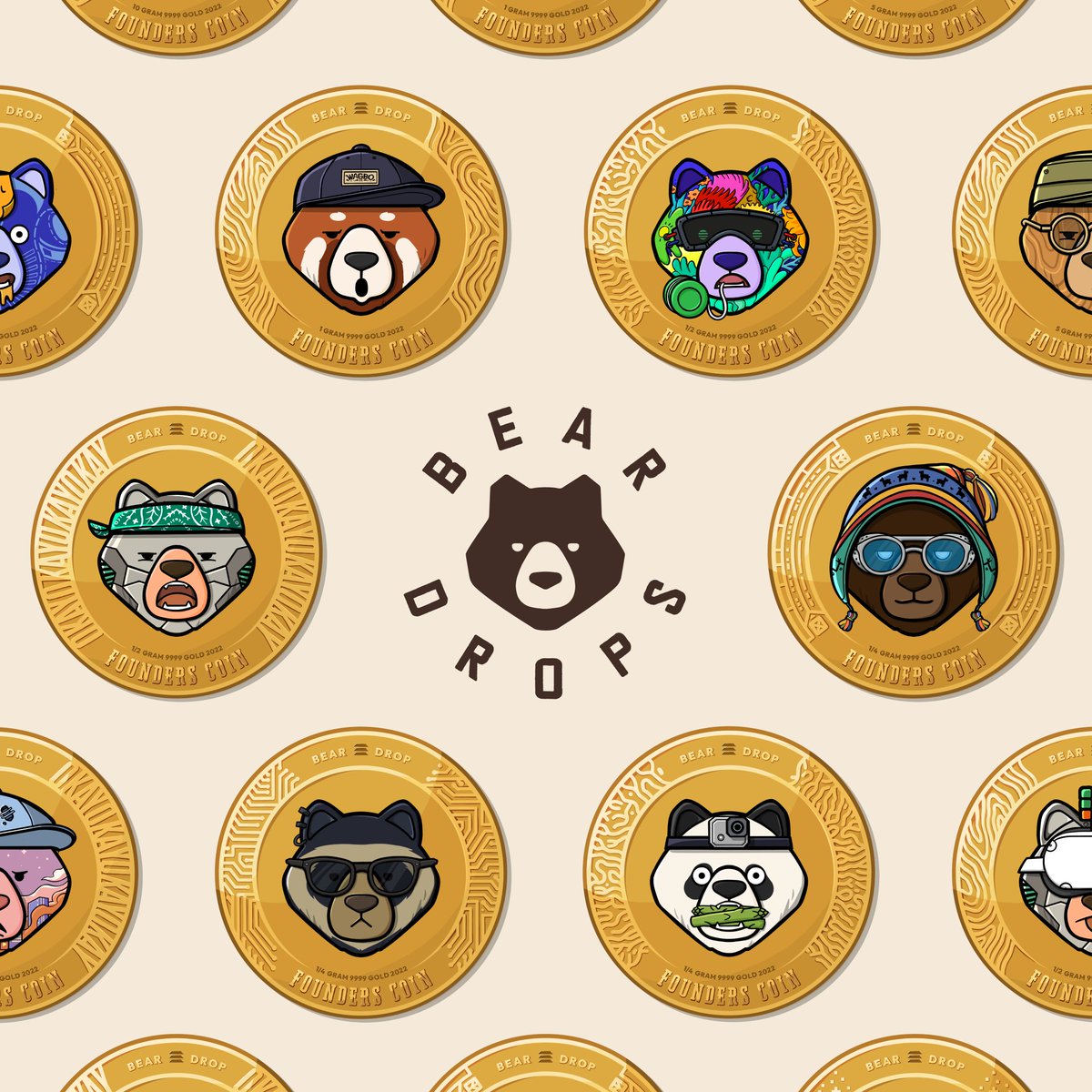 Introducing Bear Drops:

Digital collectibles, worth their weight in gold. 👌🐻✨

Dropping soon.