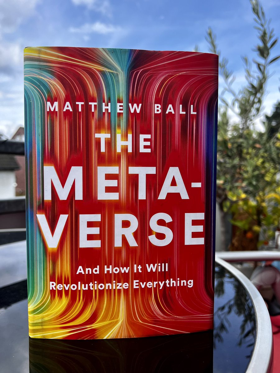 SNPreuss's tweet photo. Buzzword? Hype? Future? I was catched by @ballmatthew on the #OMR22. No brainer to start the #Metaverse journey with his new book. https://t.co/ND3BDi22fa