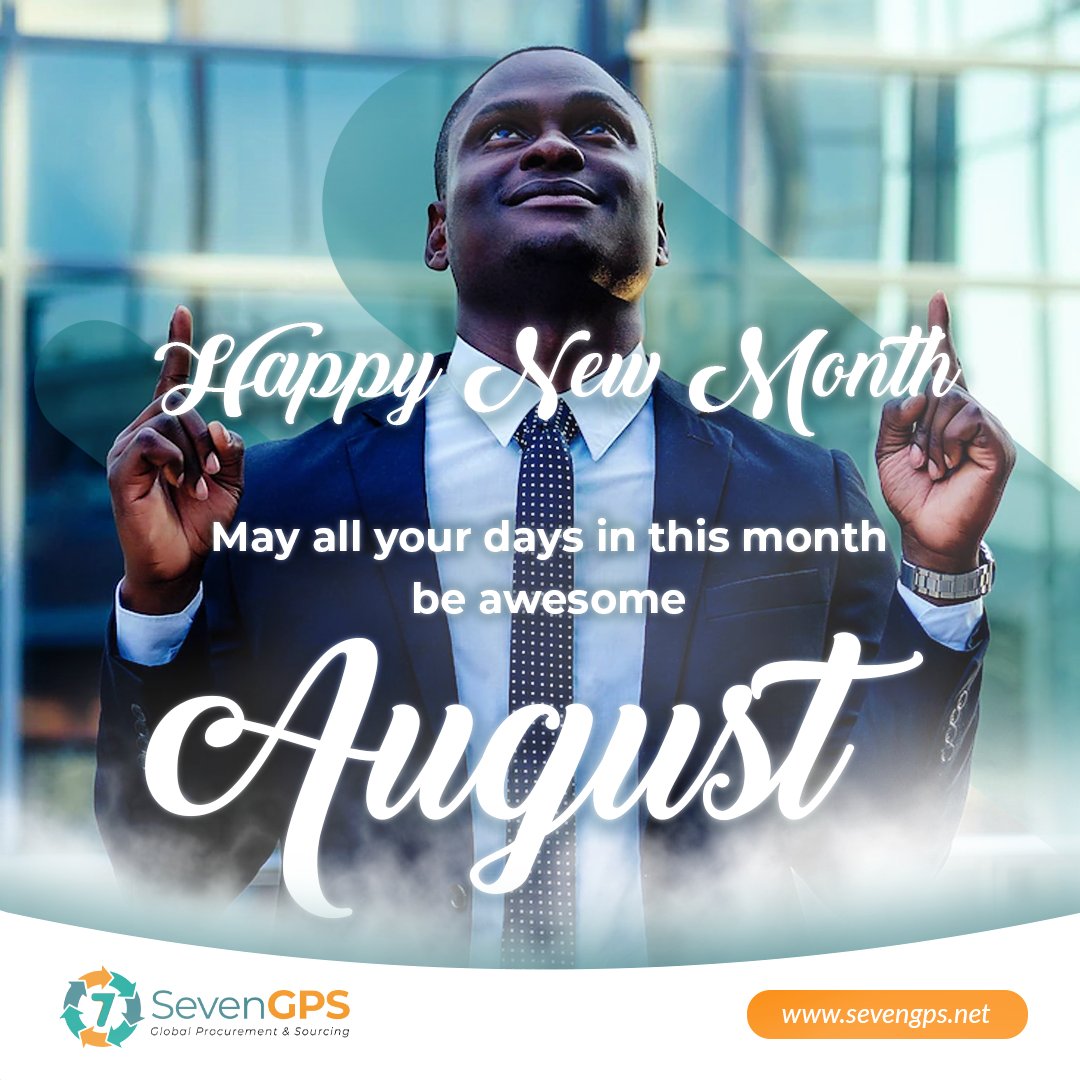 ✨ Passez un bon début de semaine et excellent mois d'Août !

#SevenGPS
#Centraledachats
#HappyNewMonth 
#August