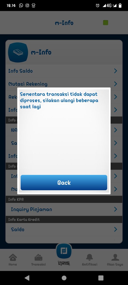 Luci84's tweet photo. Sumpah Mbanking BCA hobi banget eror tiap awal bulan https://t.co/AyukDv3wsX