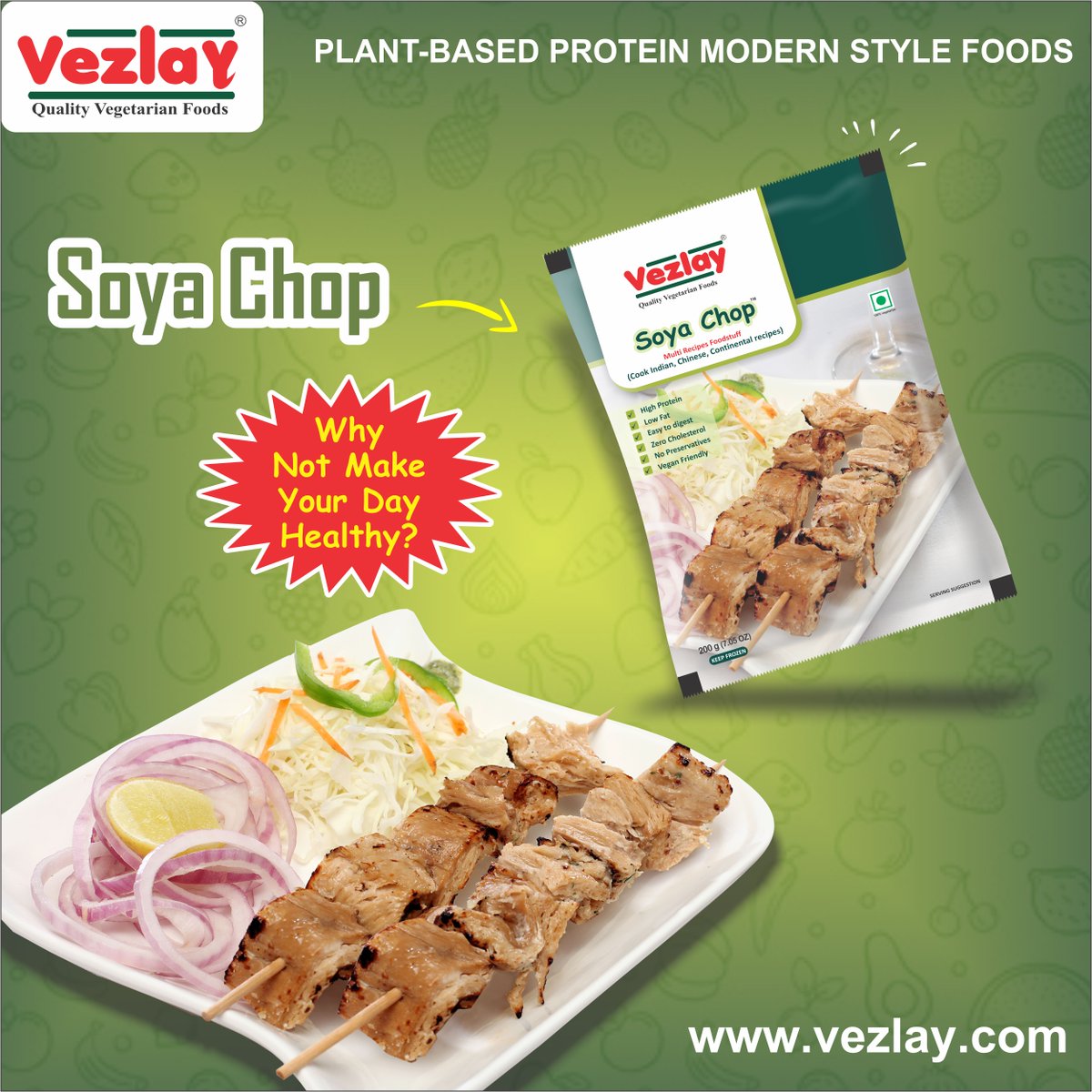 vezlay's tweet photo. Soya Chop is always better with green chili sauce.
.
#soyachop #soya #chaap #vezlay #food #foodie #instafood #yummy #delivery #fastfood #foodlover #delicious #foodblogger #foodie #healthy #healthydays #healthyeating #govegan #gogreen #nature #vezlayfoods https://t.co/B0NnP4sUs3