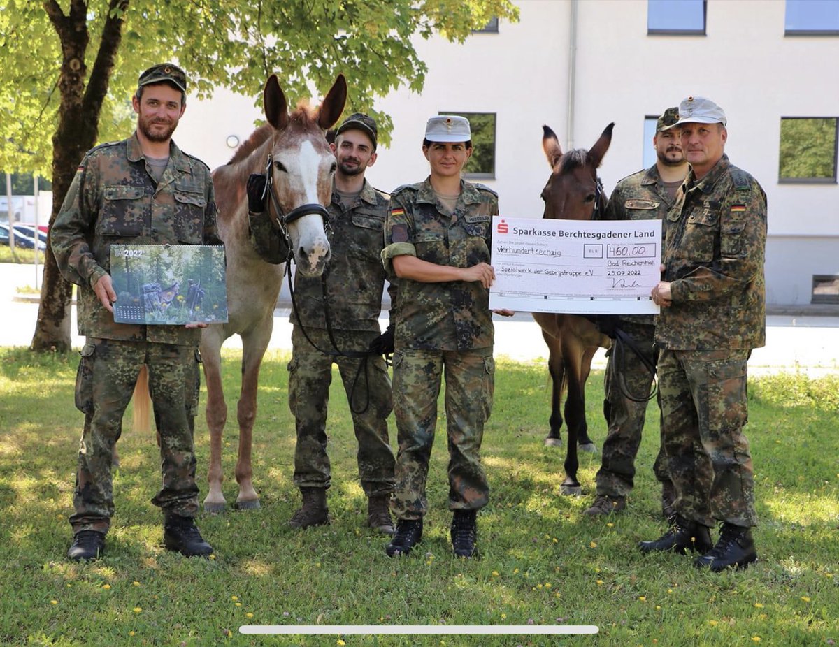 andritzky's tweet photo. Schon bekannt?Die #Gebirgsjägerbrigade23 wird durch ein eigenes #SozialwerkDerGebirgstruppe unterstützt.Unverschuldet in Not geratene KameradInnen unterm #Edelweiss bekommen hier schnell u unbürokratisch Hilfe.Finanziert wird dies ua durch Spenden,wie zB durch unser #EAZ230 #Muli https://t.co/fwFUtV5Gww