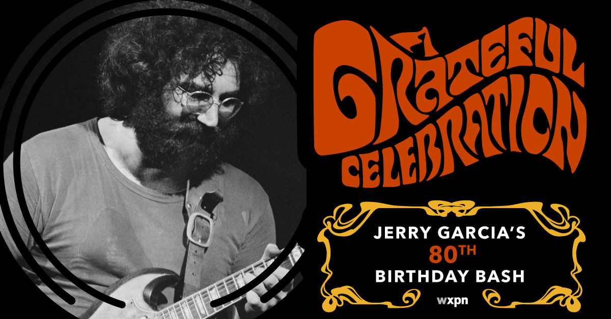 wxpnfm's tweet image. We&apos;re celebrating @jerrygarcia&apos;s 80th birthday starting at 9am by playing 80 songs in a row from his wide-spanning musical career. Culminating at 7pm with a live @GratefulDead performance at The Spectrum in 1972 🎉 #XPNJerry80