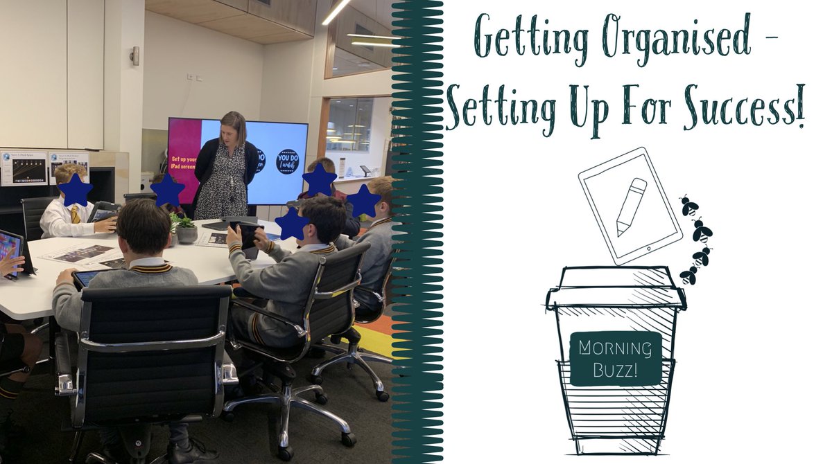 msbehiels's tweet image. First Morning Buzz for the term! Today’s focus, student organisation. Setting up screens, widgets and implementing a morning check to help create good habits! @reniemck 
#WATechTalk #WAedConnect