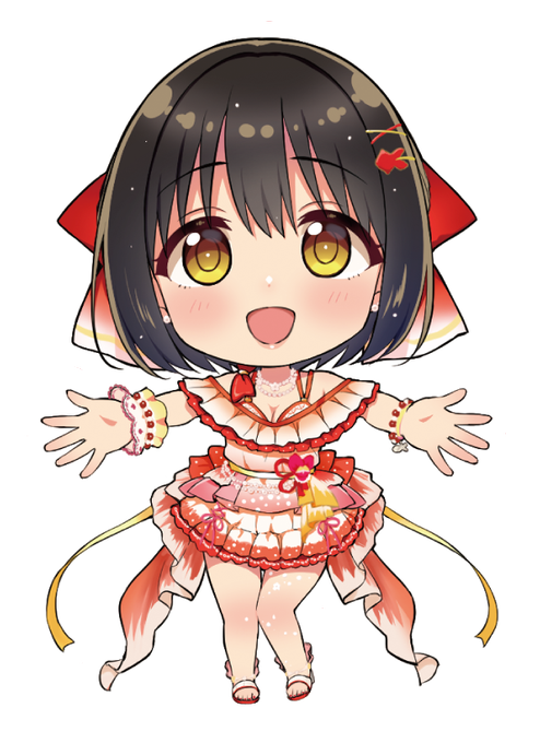 うたかたマーメイドなSD茄子さん～
久々にアクキー作りました🙌 