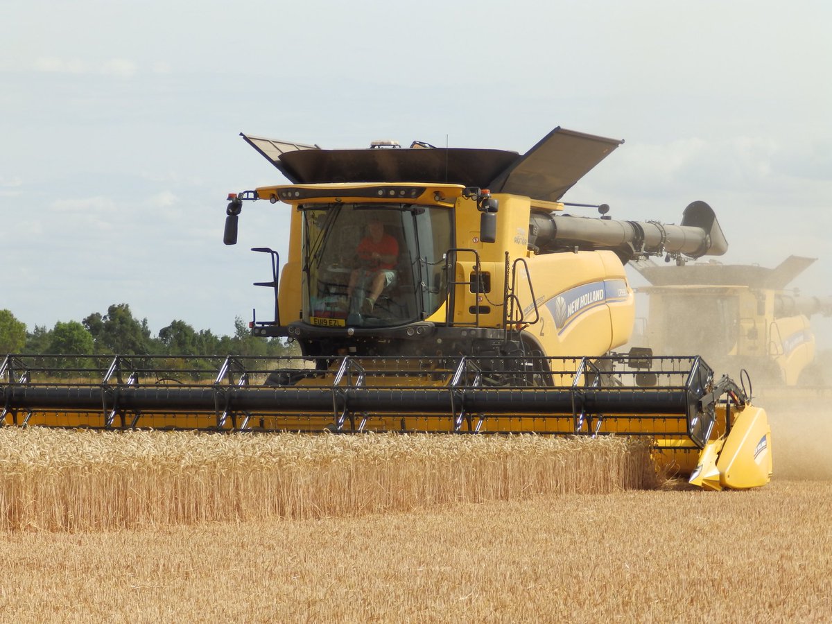 Midgate Farms making a good start in wheat near Skegness with their two CR9.90s