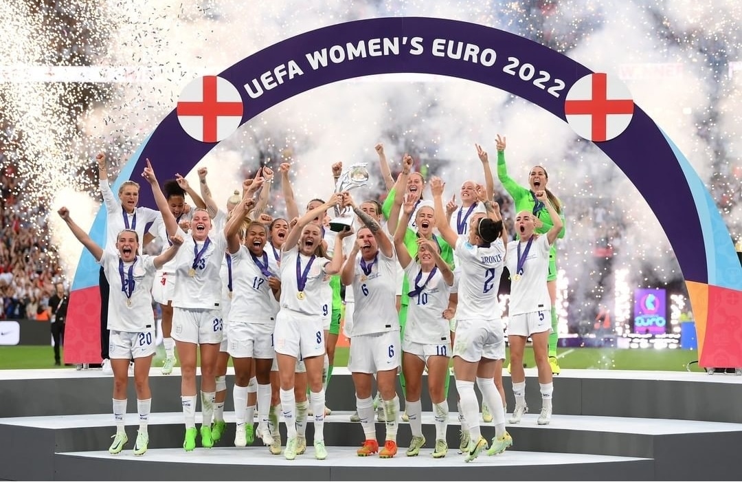 CHAMPIONS OF EUROPE! 🏴󠁧󠁢󠁥󠁮󠁧󠁿🥇🦁⚽🏆 #uk #football #schools #ukfs #soccer #academy #england #europe #privateschool #education #school #opportunity #hardwork #determination #success #euro2022 #championsofeurope #champions #wsl #ladies #girls #lionesses #englandfootball #threelions