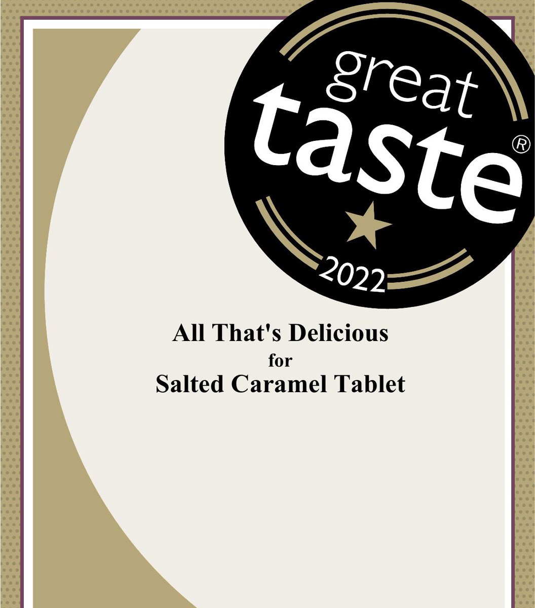 AllDelicious's tweet photo. Whoopeeeee ⭐️⭐️⭐️ very excited and pleased with our little haul of #greattasteawards today!!!  3 in total one each for our Traditional Tablet, Salted Caramel Tablet and new to our collection our Cherry Bakewell Tablet #ayrshire #greattasteaward #scottishtablet #winner https://t.co/amIZkLoOjP