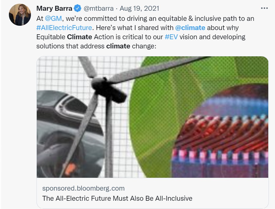 JuddLegum's tweet photo. 1. @GM CEO @mtbarra presents herself as deeply committed to addressing climate change

But now she's leading a campaign to defeat the largest climate investment in history.

What gives?

Follow this 🧵if interested

https://t.co/5eQOUHNwyh https://t.co/IHvVx5vPdl