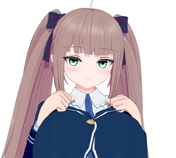 三代目おっぱいツインテさんの顔がちょっと細くなった 