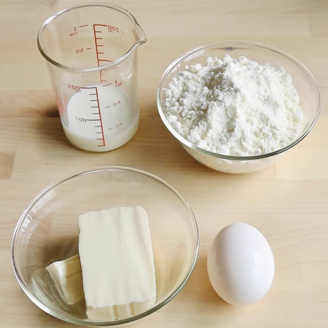 豆腐を加えるだけで？病みつきパンケーキの出来上がりー！